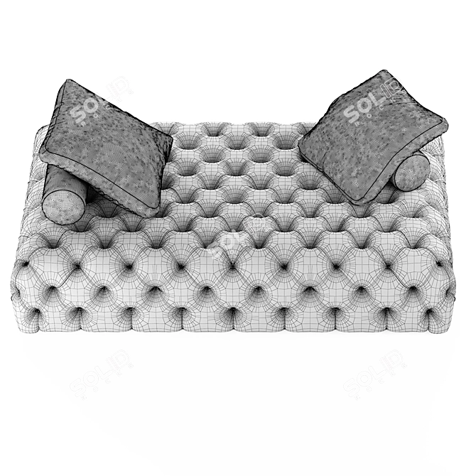 Modern Rollking Sofa: Luxurious Comfort 3D model image 4