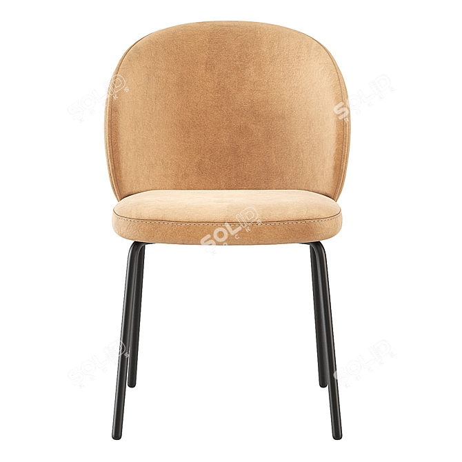 Modern Boconcept Princeton Dining Chair 3D model image 4