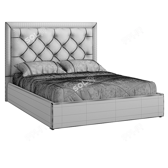 Vary Bed K20-B14 Sleep Set 3D model image 4