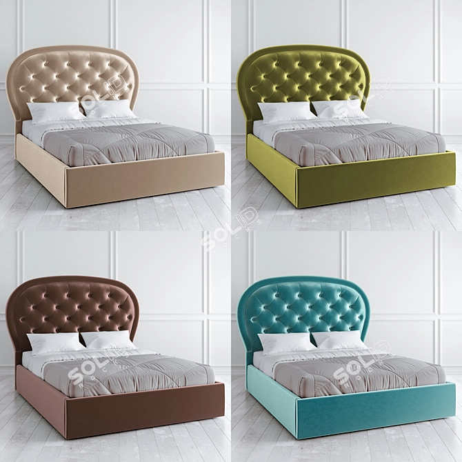 Vary Bed K50-B18 Collection 3D model image 3