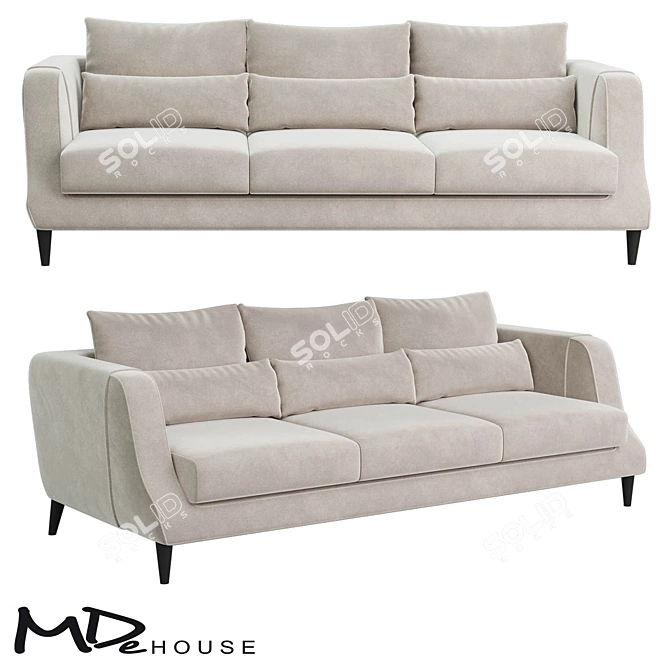 Stylish DANTE Sofa by MDeHouse 3D model image 3