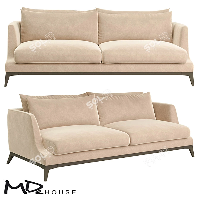 Designer DIMENSION Sofa (OM) 3D model image 3