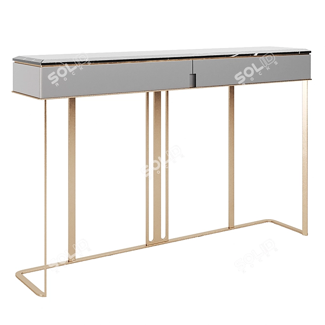 Modern Console Table Store54 3D model image 1