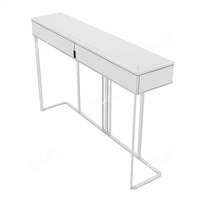 Modern Console Table Store54 3D model image 4