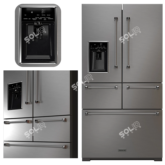 KitchenAid Appliance Set: Complete Kitchen Ensemble 3D model image 9