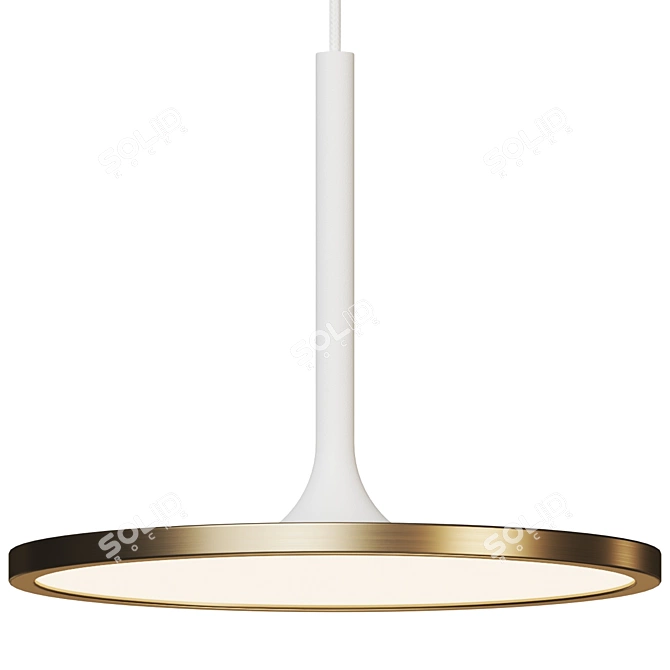 Modern LED Pendant Light Fixture 3D model image 3