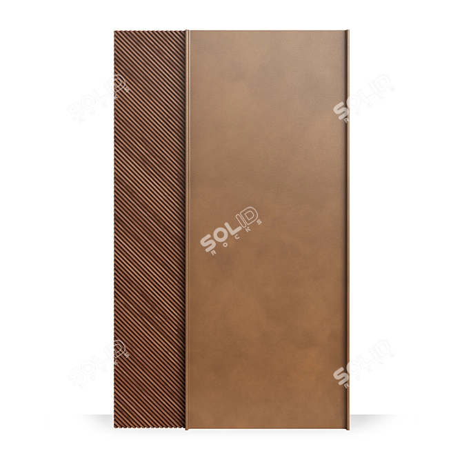 FIFTYFOURMS Miel Leather Wall Panels 3D model image 1