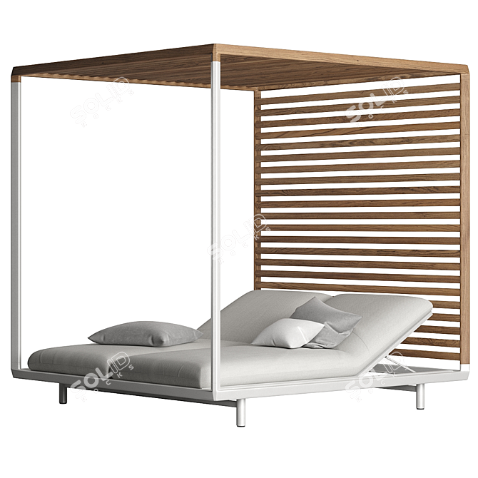 Elegance Redefined Daybed By Tribu 3D model image 1