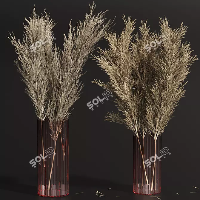 Modern Polygonal 3D Model Set 3D model image 2