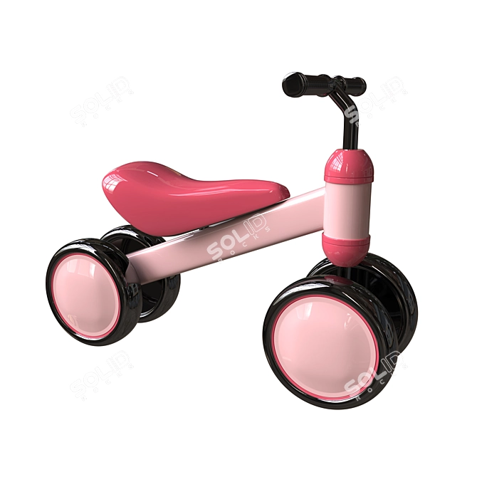 Retrospec Cricket Baby Balance Bike 3D model image 3