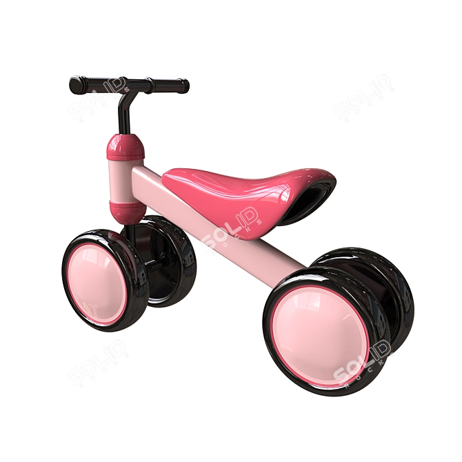 Retrospec Cricket Baby Balance Bike 3D model image 4