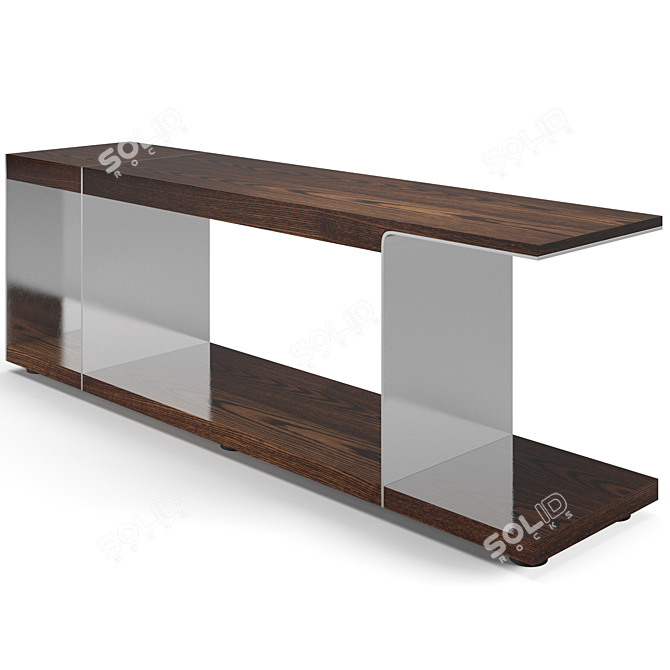 Elegant Visionnaire Douglas Console 3D model image 2