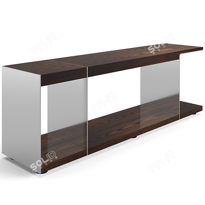 Elegant Visionnaire Douglas Console 3D model image 3