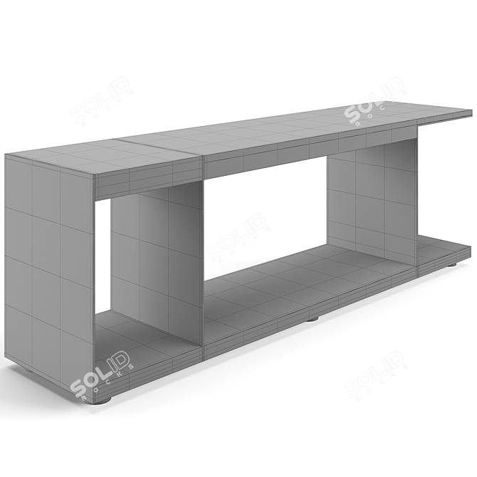 Elegant Visionnaire Douglas Console 3D model image 4