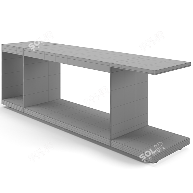 Elegant Visionnaire Douglas Console 3D model image 5