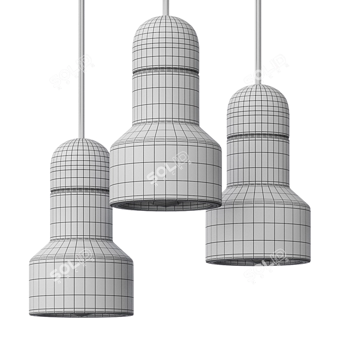 JAZZ STONE Pendant Lamp 3D model image 2