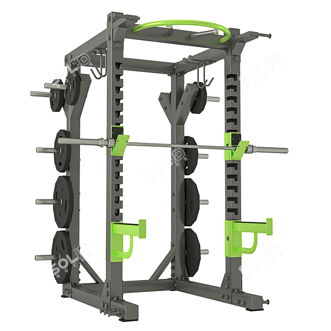 Heavy Duty DHZ E-1081B Power Frame 3D model image 1