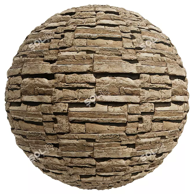  Earth Valley Faux Stone Texture 3D model image 2