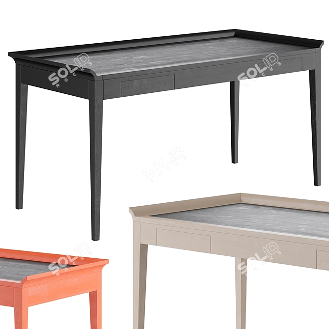 Modern Minimalist LUCCA Table 3D model image 1