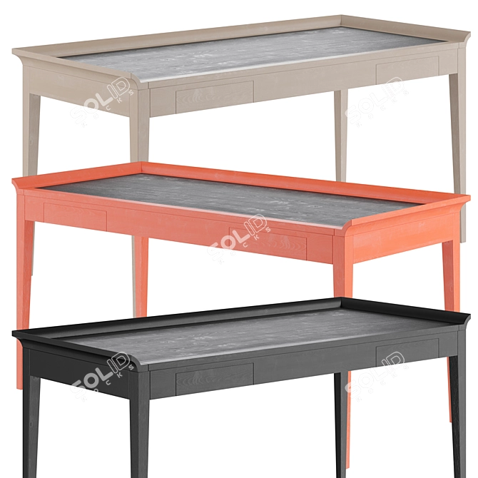 Modern Minimalist LUCCA Table 3D model image 2