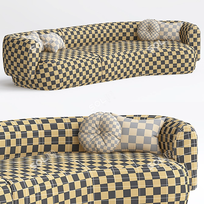 Ferrianisbolgi Hug Modular Sofa Set 3D model image 2