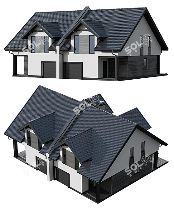 Spacious Duplex with Attic 3D model image 5