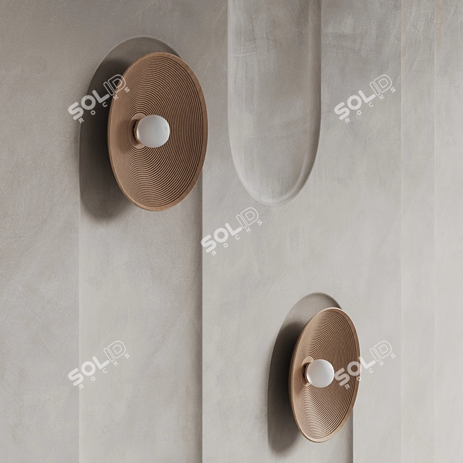 Archway Wall Panel Set 3D model image 2