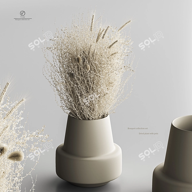 Rustic Botanical Vray Bundle 3D model image 1