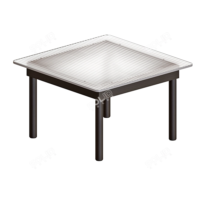 Minimalist Square Kofi Coffee Table 3D model image 3