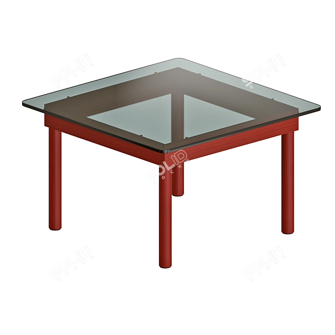 Minimalist Square Kofi Coffee Table 3D model image 4