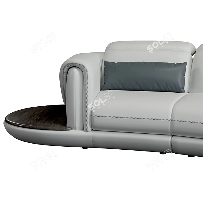 Adjustable Backrest Modern Sofa MA1772 3D model image 3