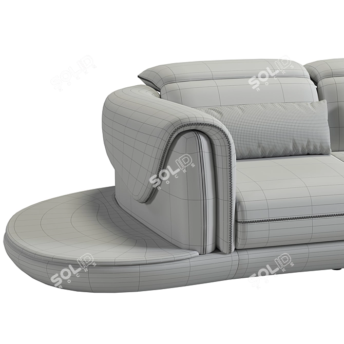 Adjustable Backrest Modern Sofa MA1772 3D model image 6