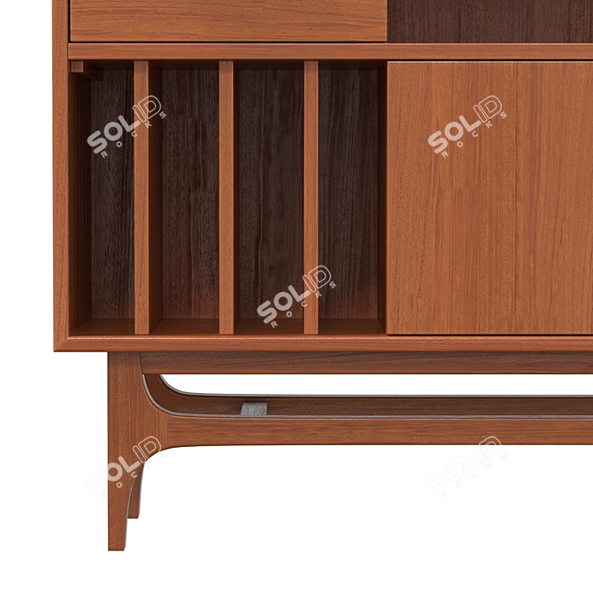 Larsen Vinyl Record Cabinet, 122.5*77*40 cm 3D model image 3