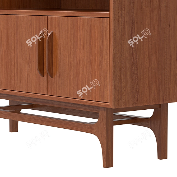 Larsen Vinyl Record Cabinet, 122.5*77*40 cm 3D model image 5