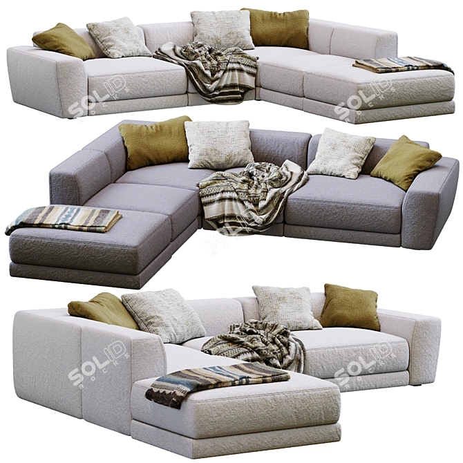 Contemporary Jesse 3D Furniture Model 3D model image 1