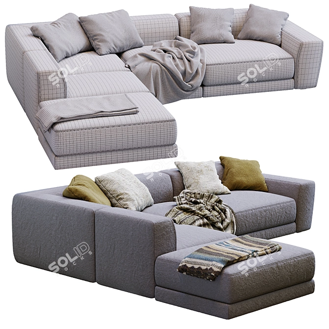 Contemporary Jesse 3D Furniture Model 3D model image 4