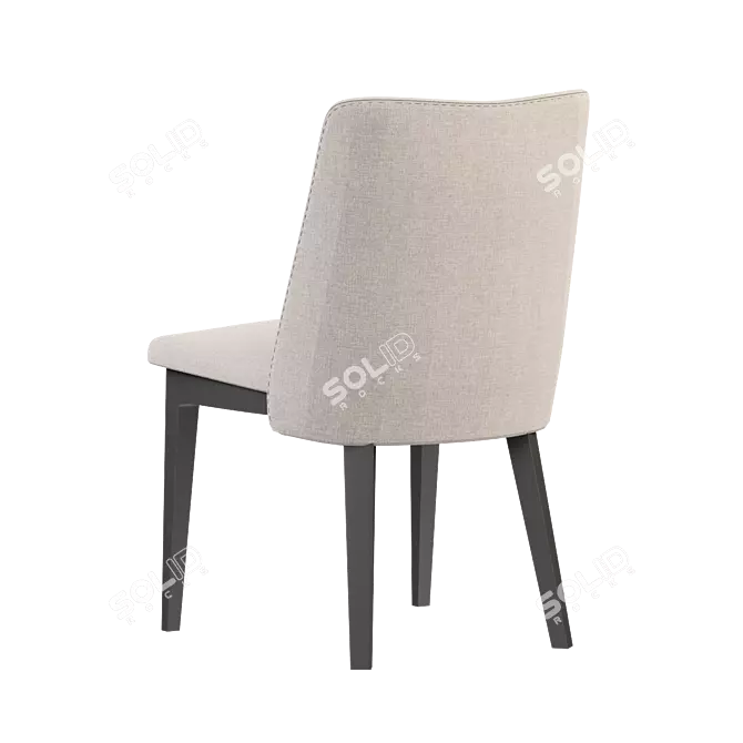 Elegant Ingrid Chair by DOMKAPA 3D model image 2
