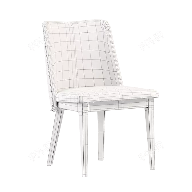 Elegant Ingrid Chair by DOMKAPA 3D model image 3