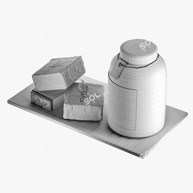 Versatile Soap Set for DIY Home Spa 3D model image 3