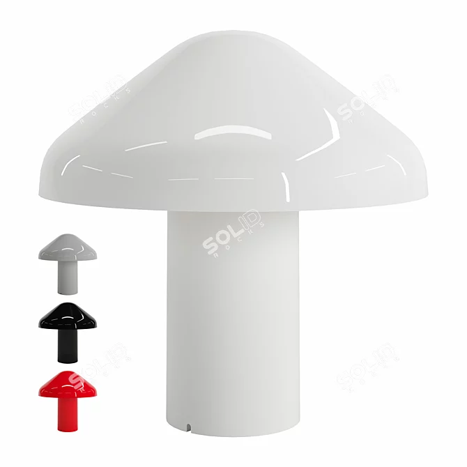  Sleek PAO Table Lamp 3D model image 1