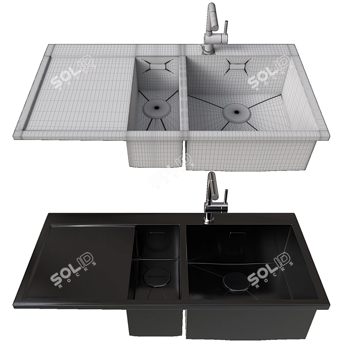 Ultimate Washing Combo Set 3D model image 4