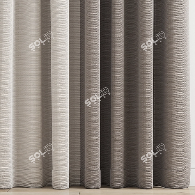 Polygonal Curtain Model Archive 3D model image 2