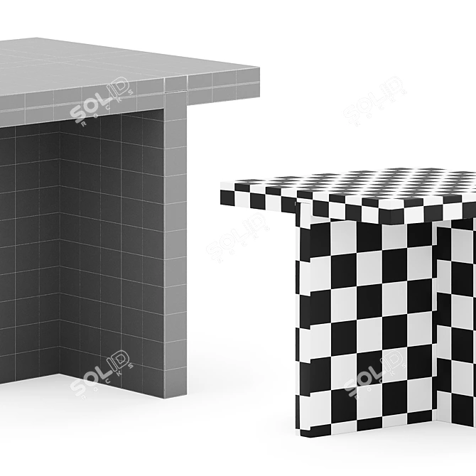 Serax Rudolph Coffee Tables 3D model image 5