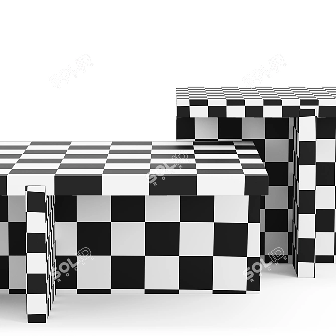 Serax Rudolph Coffee Tables 3D model image 6