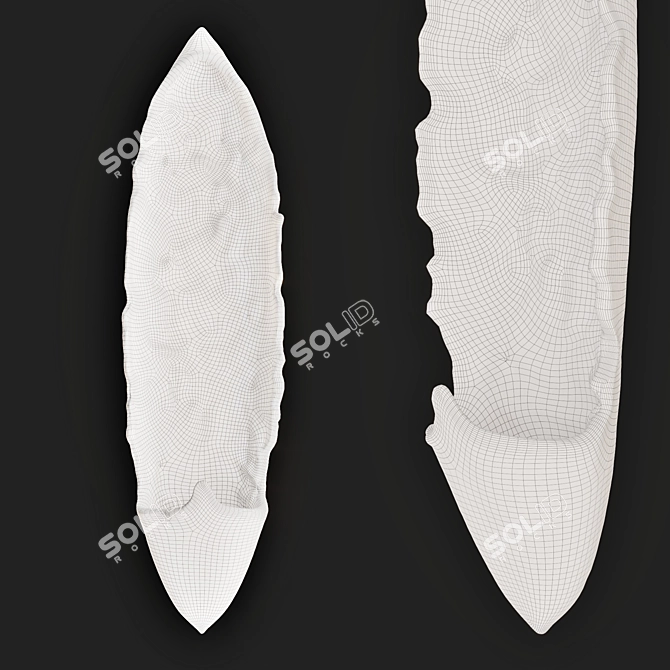 ROOK White Wall Lamp 36cm 3D model image 5