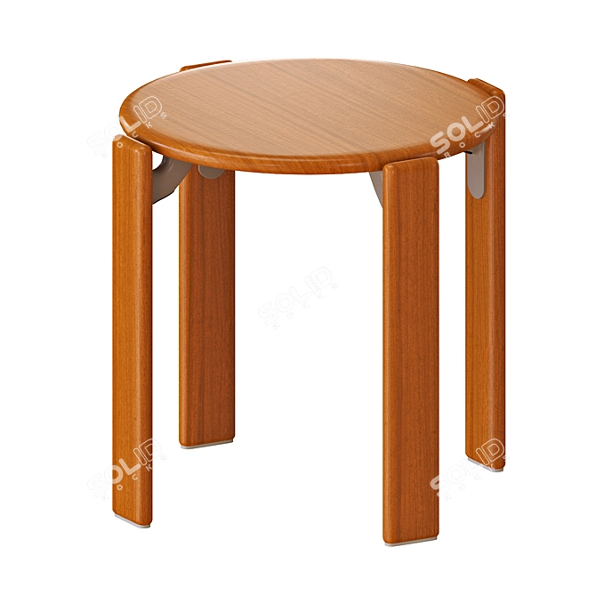 Modern Rey Stools Set 3D model image 2