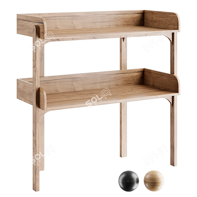 Heritage Utility Shelf by Rachael 3D model image 1