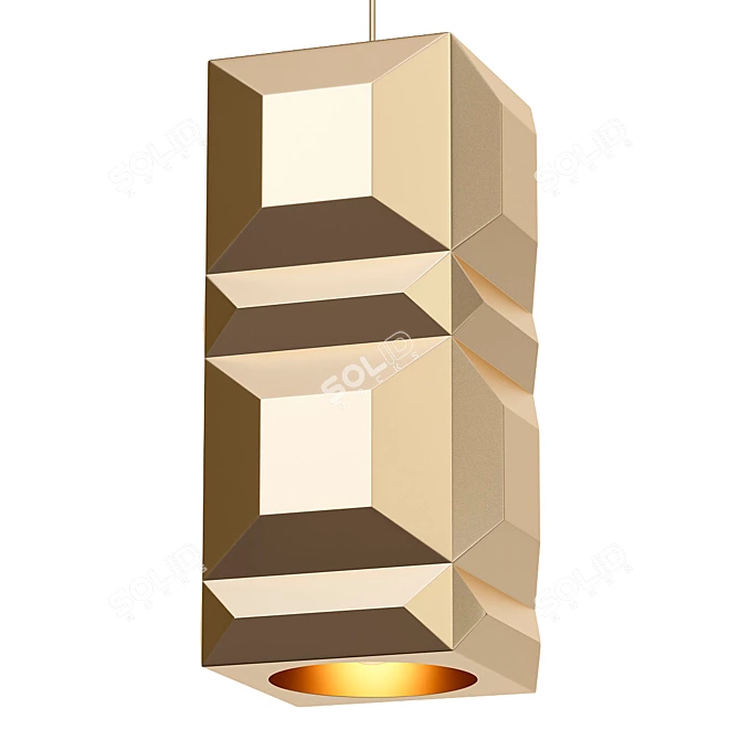 Sleek Lee Broom Pendant Lamp 3D model image 1