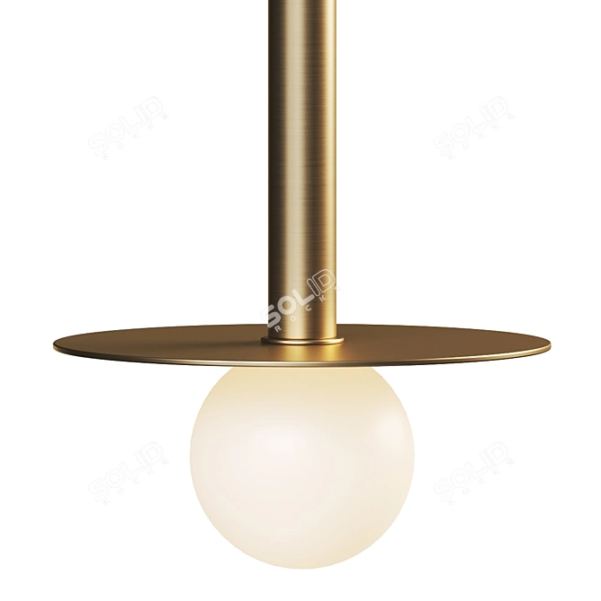 Modern Eclectic Nodes Pendant Light 3D model image 2