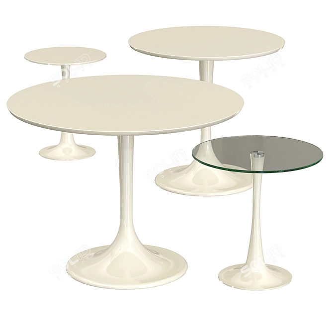 HUGO Coffee Table in Various Sizes 3D model image 2